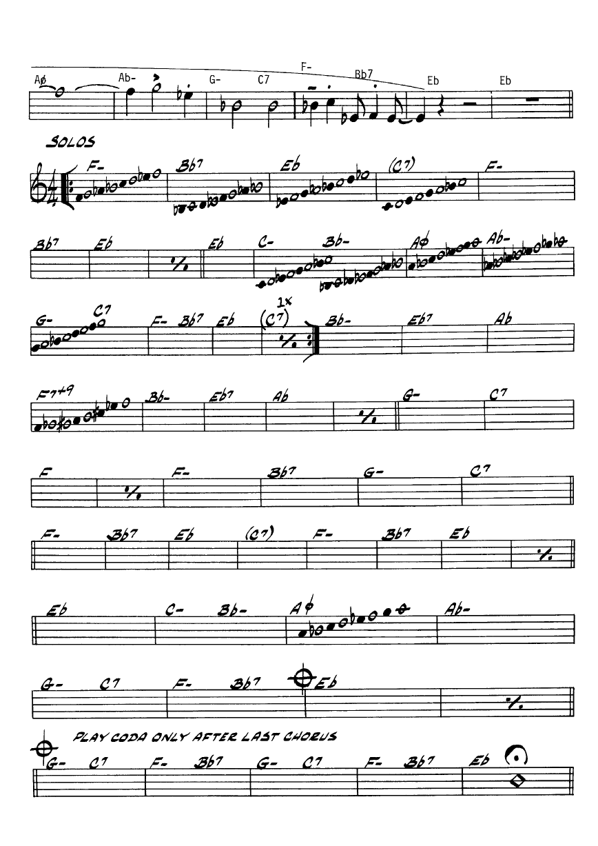 Ноты джазового стандарта: Del sasser (Sam Jones)