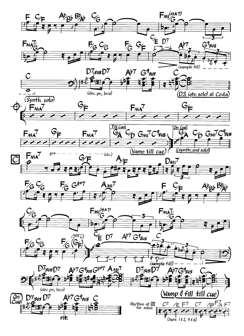 Ноты джазового стандарта: Goin' home (Russ Ferrante)