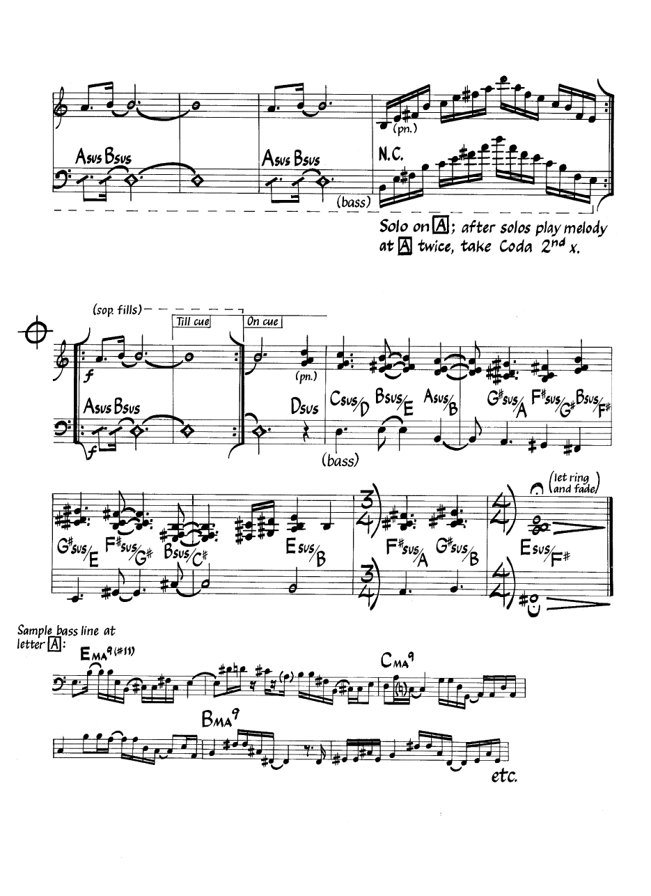 Ноты джазового стандарта: Havona (Jaco Pastorius)