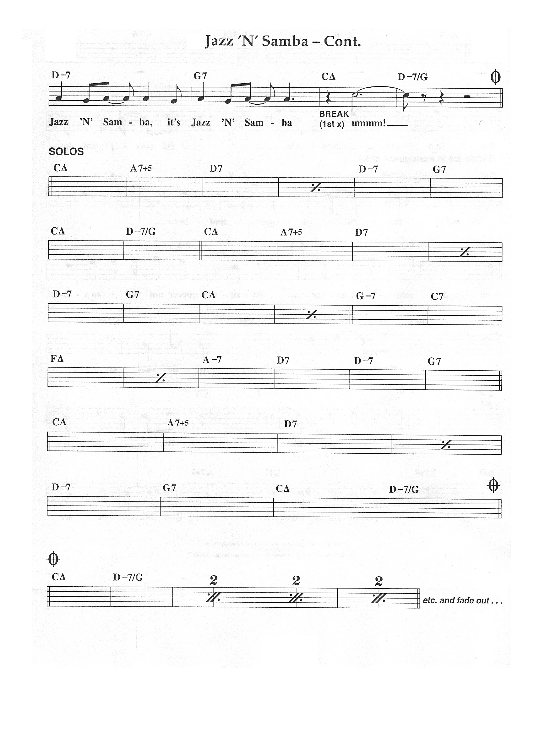 Jazz'n samba (Antonio Carlos Jobim)