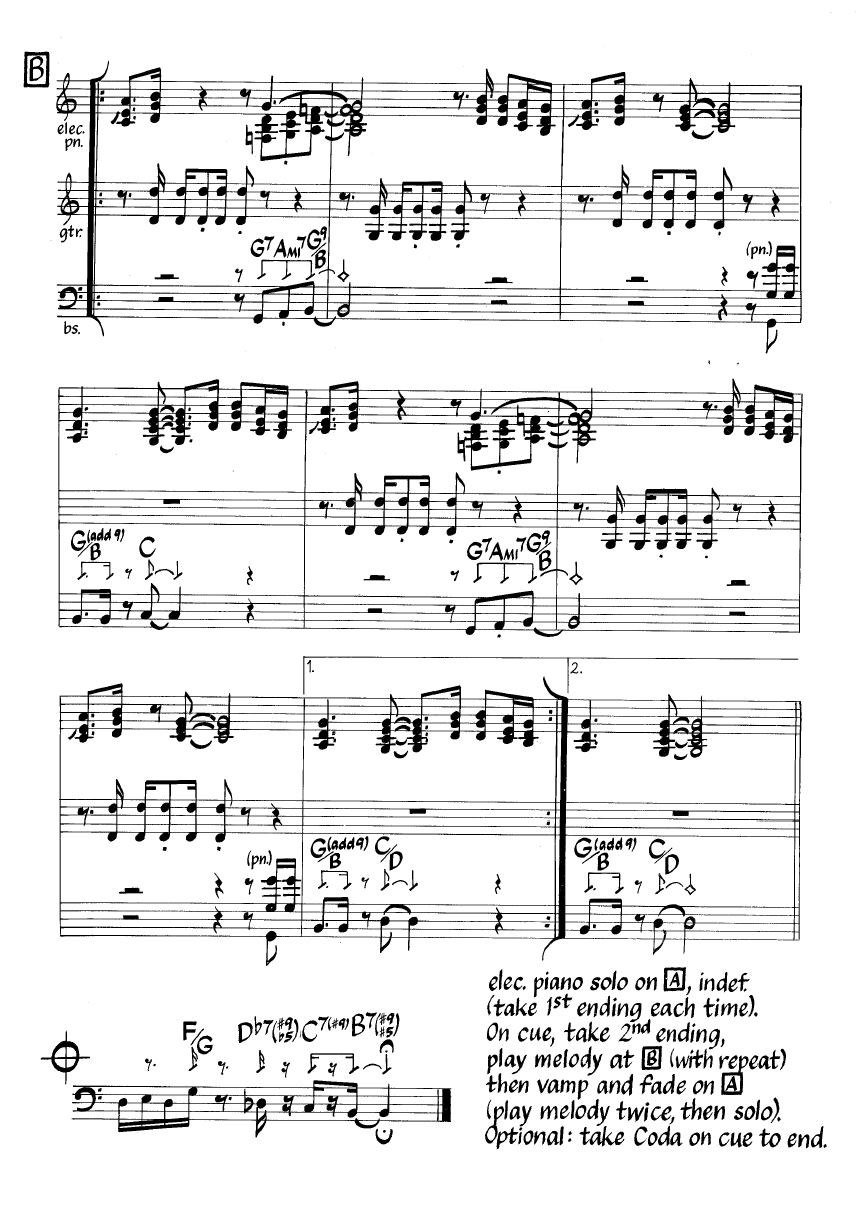 Ноты джазового стандарта: Matinee idol (Russ Ferrante)